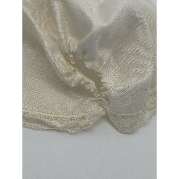 Vintage Infant White Pink Handmade Bonnet Christening Baptism - Picture 6 of 6